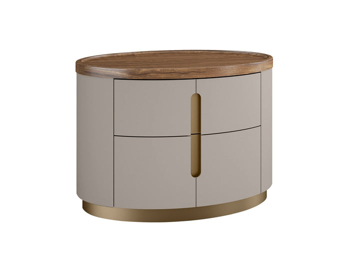 Ambra Jn 20" Tall 2 Drawer Nightstand