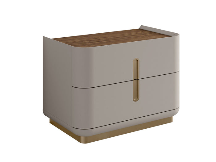 Aurelia 19" Tall 2 Drawer Nightstand