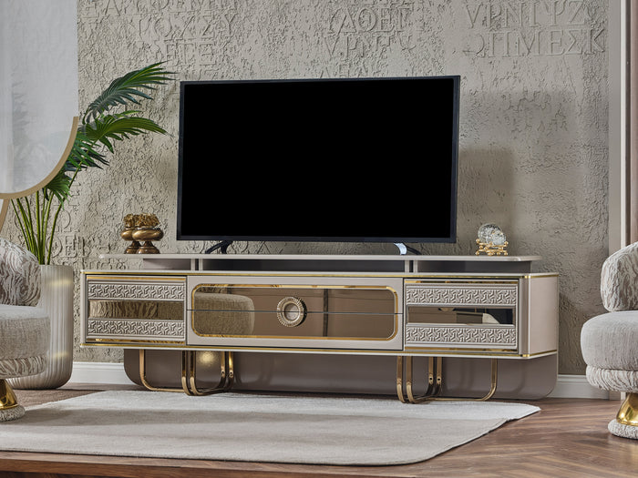 Delux 79" Wide TV Stand