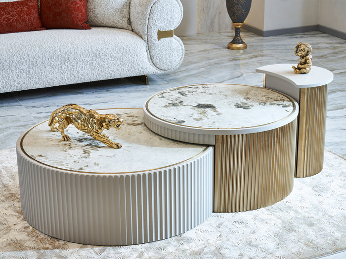 Nilufer Coffee Table Set (2 Pieces)