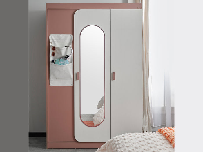 Linda 52" Wide 3 Door Wardrobe