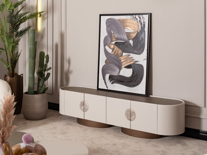 Lunatt 86.6" Wide TV Stand