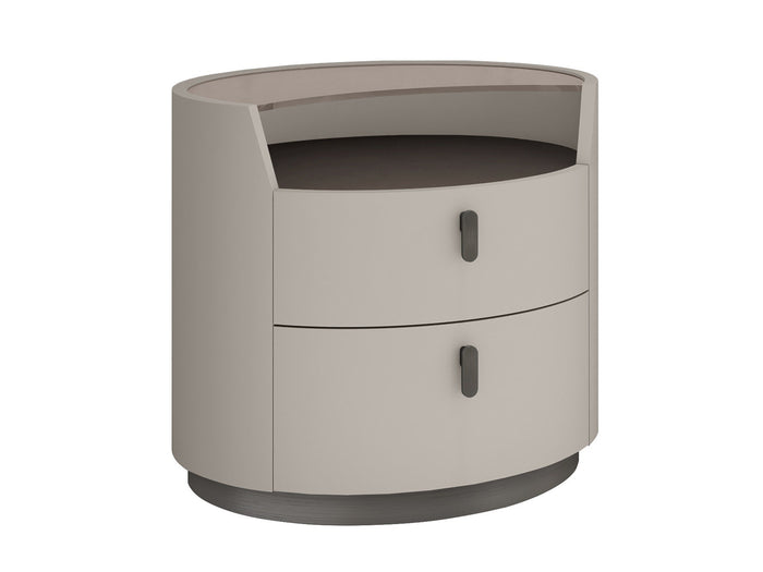 Madrid Jn 21" Tall 2 Drawer Nightstand
