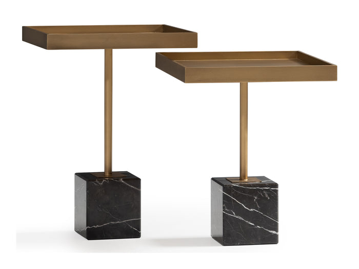 Pietra 18" / 16" Wide Side Table Set
