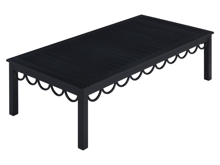 Portofino Meri 52" Wide Aluminum Outdoor Patio Coffee Table